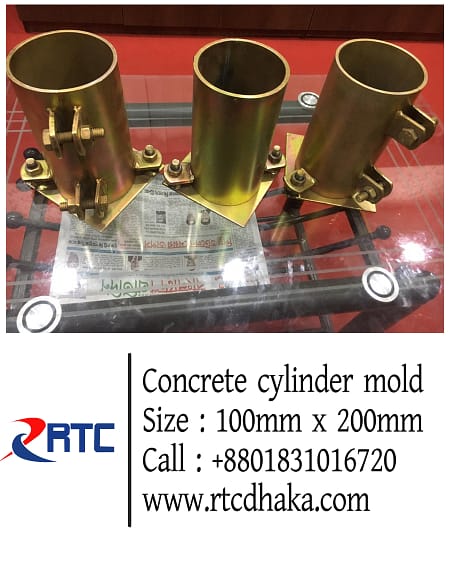 Concrete Cylinder Molds 1 Set price in Bangladesh Size